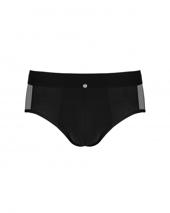 Obsessive Lingerie Boldero Slip Da Uomo Neri Con Trasparenze