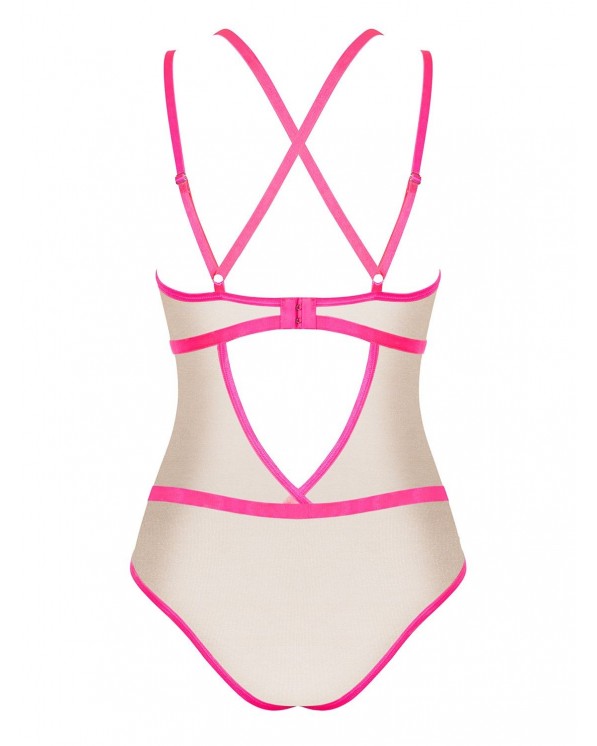 Originale Body Stretch Nude Neon Pink Collezione Nudelia Obsessive