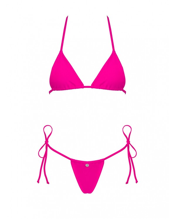 Obsessive Sexy Bikini Pink Con Triangolo E Perizoma Collezione Bella Vista