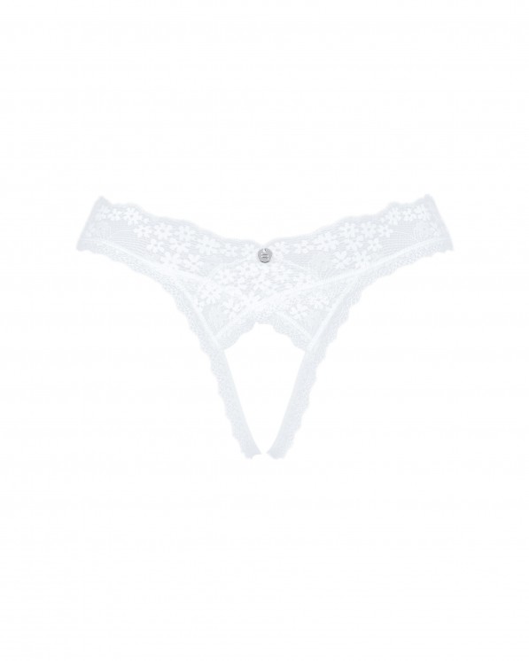 Obsessive Lingerie Heavenlly Perizoma In Pizzo Aperto All Inguine