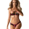 Completino aperto Tulia nero e rosa Obsessive – indossato 2