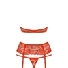 Completino intimo con reggicalze rosso 838 – foto prodotto, retro