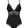 Romantico body nero con perizoma 810 – foto prodotto, fronte
