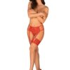 Sexy reggicalze 2 in 1 con perizoma aperto collezione Rediosa