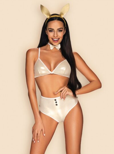 Sexy costume da coniglietta perlato Neo Goldes