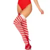 Calze per Natale a strisce Obsessive Lingerie
