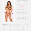 Originale e sexy set intimo aperto collezione Badossa