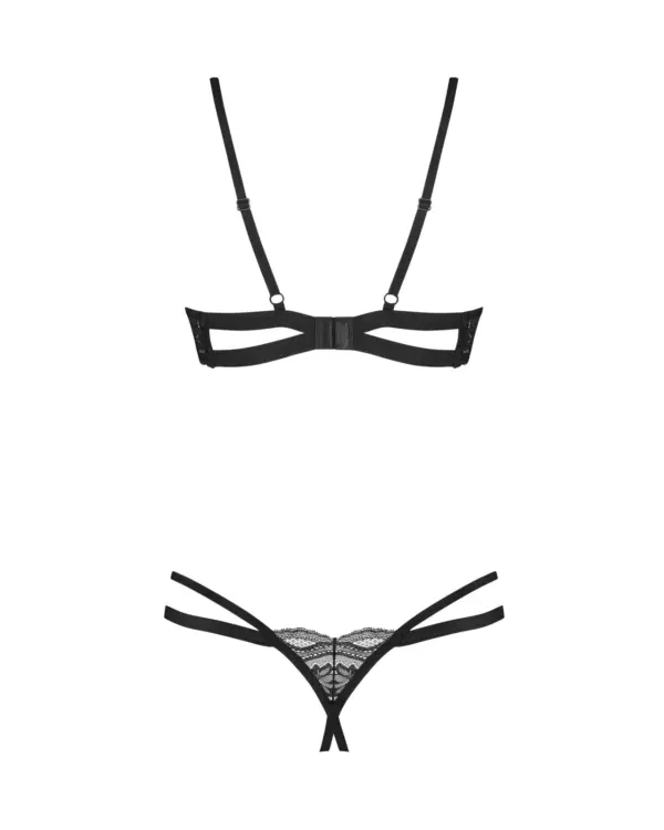 Provocante set intimo aperto collezione Nutris – foto prodotto, retro
