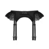Reggicalze in tulle nero collezione Stelisa – foto prodotto, retro