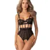 Body aperto con coppe push-up – Obsessive Hersis