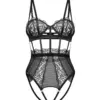 Body aperto con coppe push-up – Obsessive Hersis – foto prodotto, fronte
