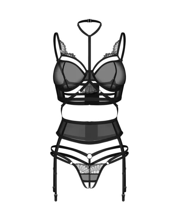 Set 3 pezzi nero aperto Premisis – Obsessive premium – ambientata