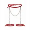 Harness con catene per vita e cosce Obsessive Inferro – indossato 3