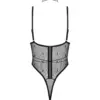 Body ouvert in rete jacquard – Obsessive Anniverse – foto prodotto, retro