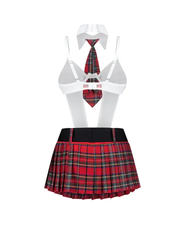 Costume da scolaretta trasparente – Obsessive College Girl – foto prodotto, retro