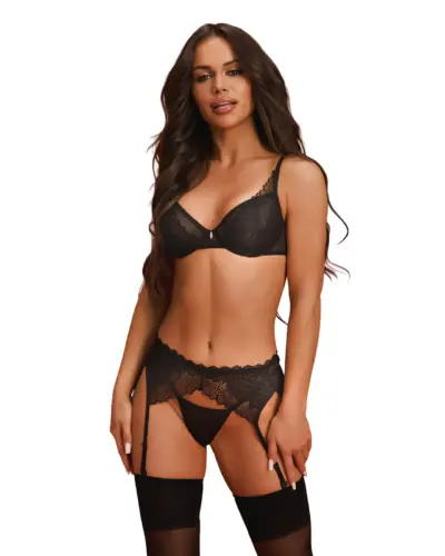 Completino reggicalze in pizzo – Obsessive Deina More