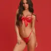 Completino rosso trasparente – Obsessive Gifty Red – ambientata