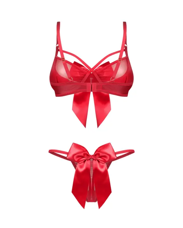 Completino rosso trasparente – Obsessive Gifty Red – foto prodotto, retro