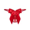 Perizoma rosso aperto con fiocchi – Obsessive Gifty Red – foto prodotto, retro