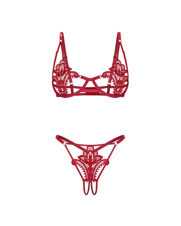 Completino aperto rosso – Obsessive Luise Sublim – foto prodotto, fronte