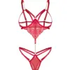 Body rosso aperto con catena oro – Obsessive Matildea – foto prodotto, fronte