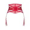 Reggicalze rosso con catene – Obsessive Matildea – foto prodotto, fronte