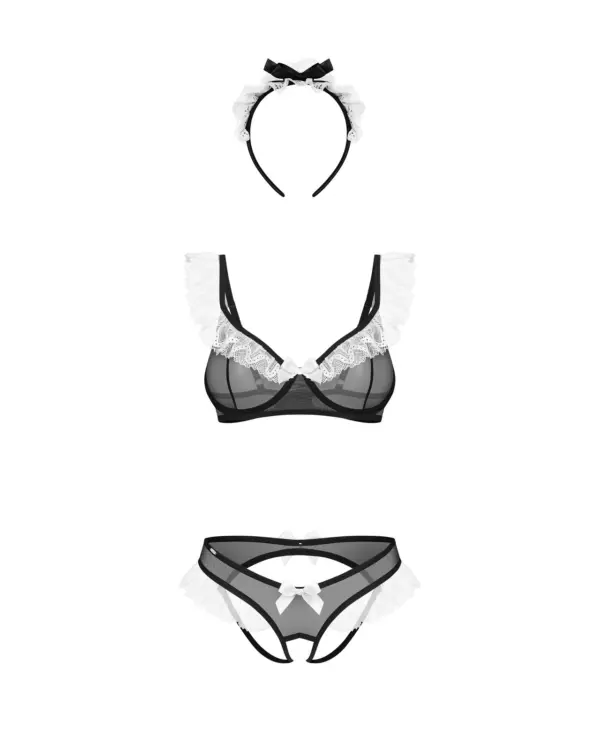 Completino cameriera in pizzo – Obsessive Naughty Maid – foto prodotto, fronte