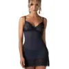 Chemise blu notte in pizzo – Obsessive Nightly Blue