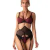 Set 3 pezzi bordeaux – Obsessive Parisel