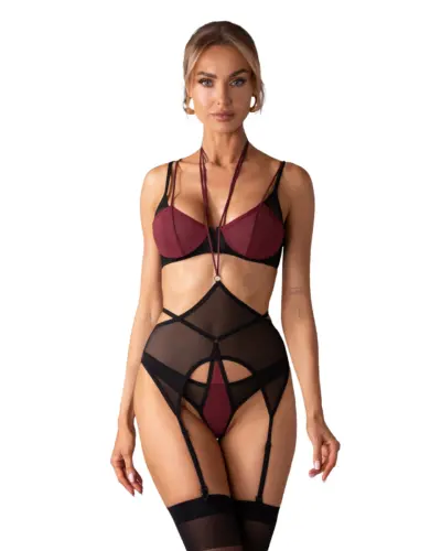 Set 3 pezzi bordeaux – Obsessive Parisel
