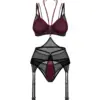 Set 3 pezzi bordeaux – Obsessive Parisel – foto prodotto, fronte