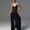 Body ouvert nero in pizzo – Obsessive Perisia – ambientata