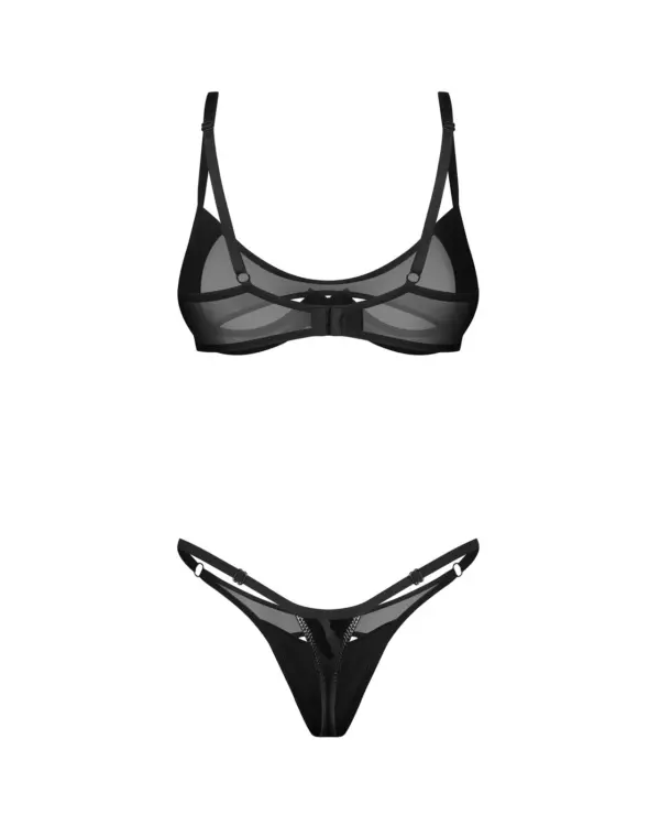 Completino nero cut-out – Obsessive Rolleya – foto prodotto, retro